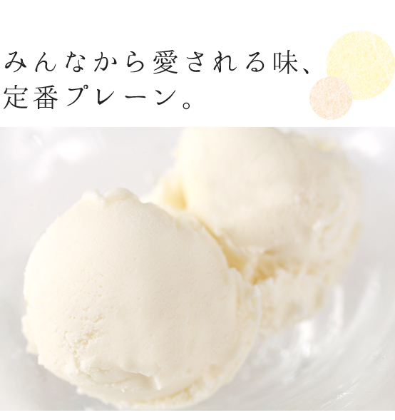 みんなから愛される味、定番プレーン。