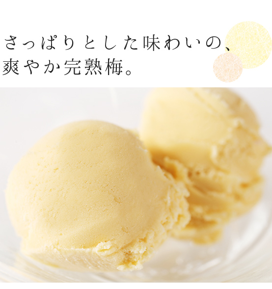 さっぱりとした味わいの、爽やか完熟梅。